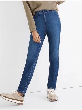 Madewell Women's Dark Blue Straight-Leg Jeans